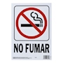 LETRERO NO FUMAR DE 30.2 X 21.7 CM BLANCO