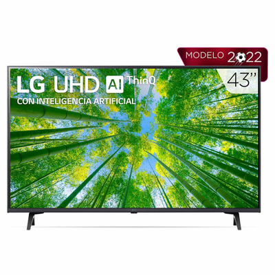 PANTALLA LG UHD TV AI THINQ 43 4K SMART TV 43UQ8000PSB | The Home Depot  México