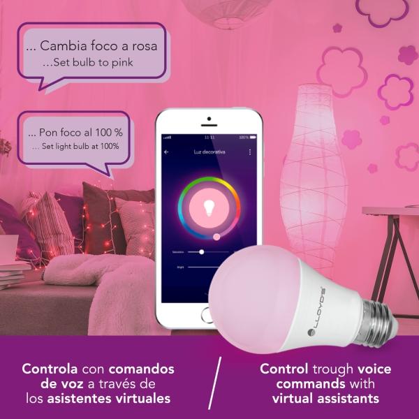 JUEGO DE FOCOS WIFI 10W BLUETOOTH RGB CCT The Home Depot México