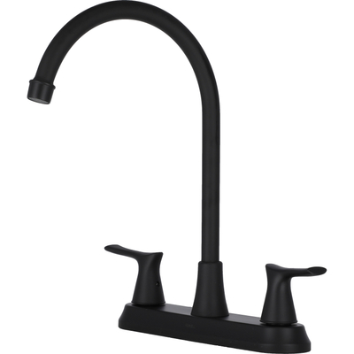 LLAVE MEZCLADORA PARA COCINA BRASILIA 8 PULGADAS NEGRO MATE FLOWELL ...