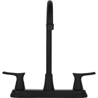 LLAVE MEZCLADORA PARA COCINA BRASILIA 8 PULGADAS NEGRO MATE FLOWELL