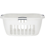 CESTA CALADA DE PLÁSTICO 30 X 66 X 44 CM BLANCO