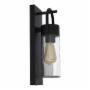 LÁMPARA DE PARED PARA EXTERIOR INCANDESCENTE 38 X 11.2 X 12.5 CM NEGRO