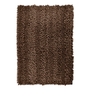 TAPETE ANTIDERRAPANTE PARA BAÑO CHENILLE ARTEMISA CAFÉ 65 X 45 CM