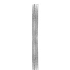 canaleta de carga plata 400 x 4 cm