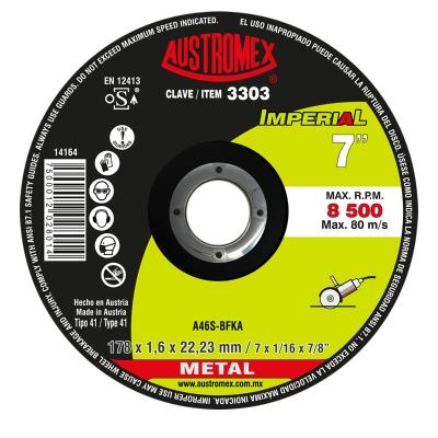 3303 DISCO DELGADO CORTE METAL 7X1/16X7/8 IMPERIAL