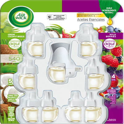 AROMATIZANTE DE AMBIENTE CONTINUO DE 25 ML 10 PIEZAS