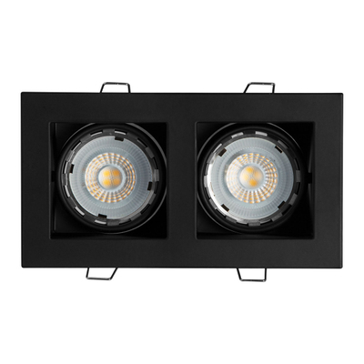 LÁMPARA DE EMPOTRAR EN TECHO TIPO DOWNLIGHT, DIRIGIBLE, OPERA FOCOS MR16 NO INCLUIDA