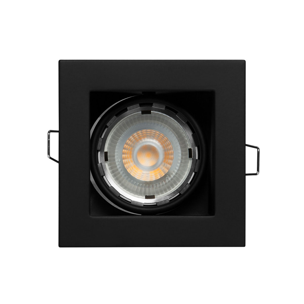 Lampara de empotrar en techo dirigible opera foco mr16 no incluida