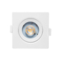 LAMPARA DE EMPOTRAR EN TECHO LED, DIRIGIBLE, 5W, LUZ CALIDA