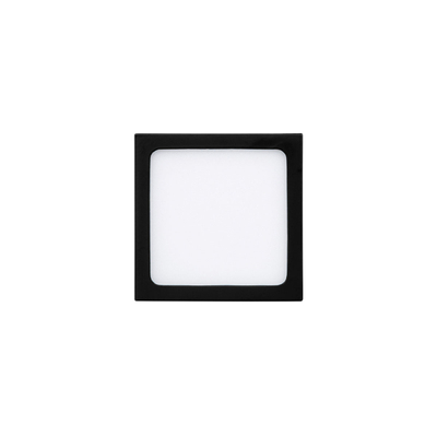 LAMPARA DE TECHO 6W, LUZ FRIA, DE SOBREPONER EN TECHO, COLOR NEGRO, ELEGANTE, USO INTERIOR