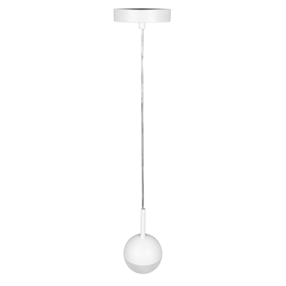 Lámpara Dekor By Illux Esférica LED colgante color blanco mate | The ...