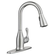 moen mezcladora de cocina kaden 1h acero inox.