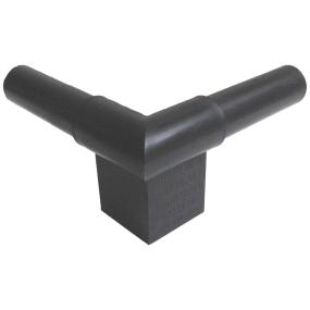 CONECTOR DE PLÁSTICO DE 90 GRADOS