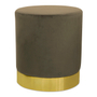 OTTOMAN BAO VELVET GRIS