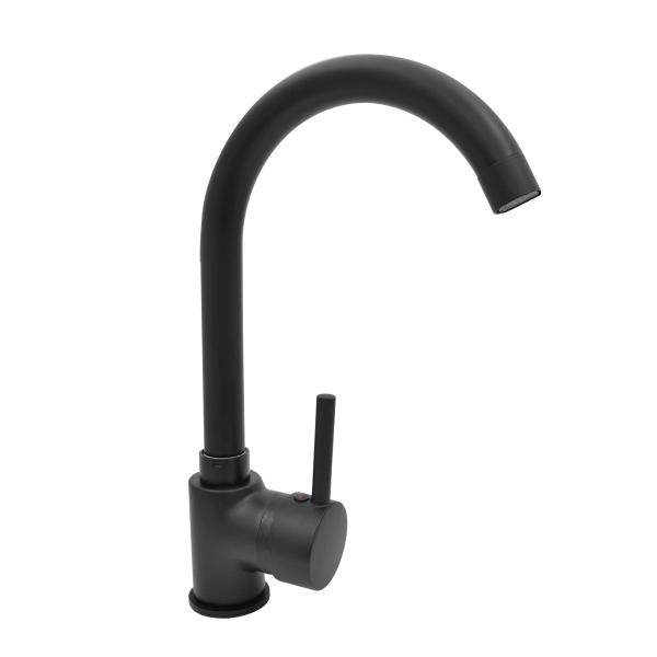 LLAVE MEZCLADORA MONOMANDO DE COCINA 29 X X 19 CM NEGRO MATE