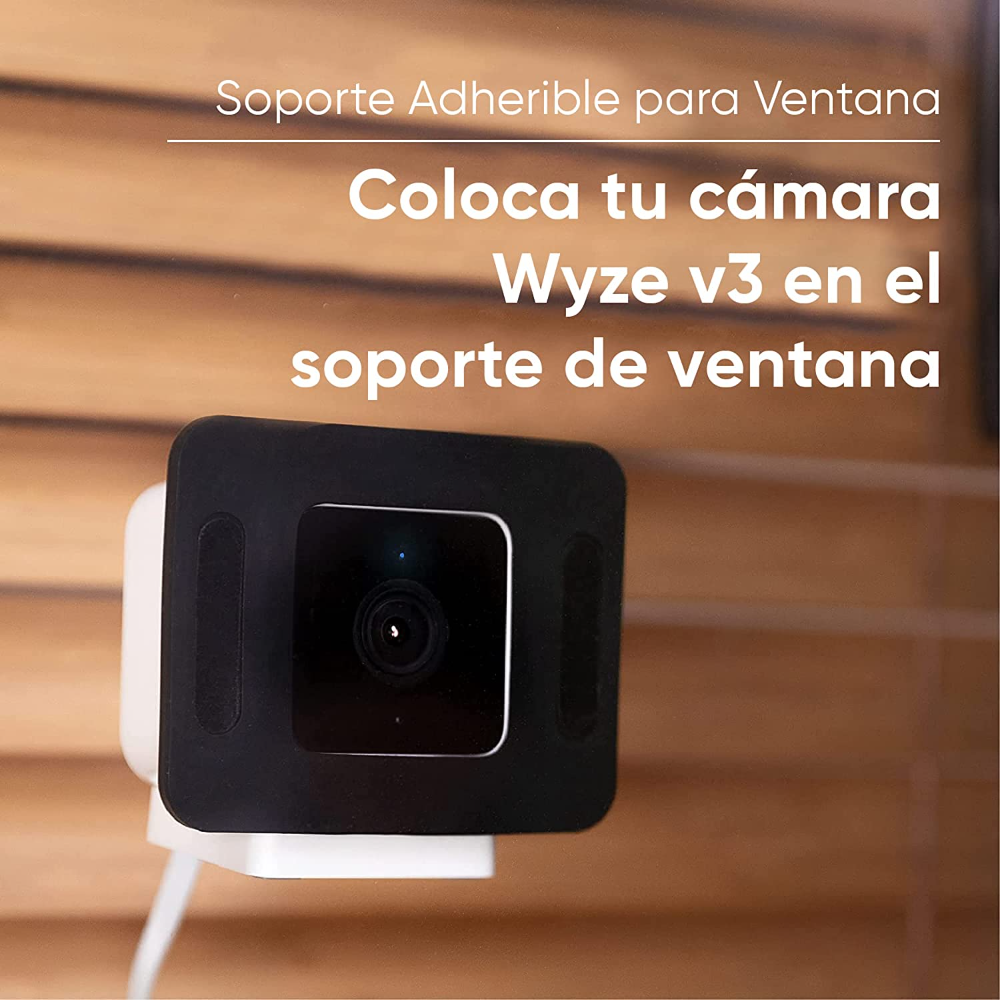 SOPORTE DE VENTANA ADHERIBLE PARA CAM V3 NEGRO The Home Depot México