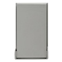 PLACA DE INTEMPERIE PARA CONTACTO SENCILLO DE PLÁSTICO GRIS