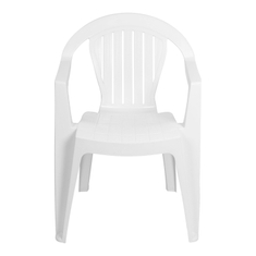 silla fija vegas blanco plástico