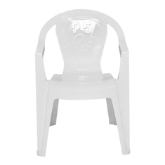 silla fija números blanco plástico