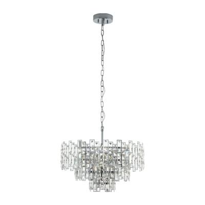 LÁMPARA COLGANTE 001 10 LUCES CALMEILLES 1 NEGRO