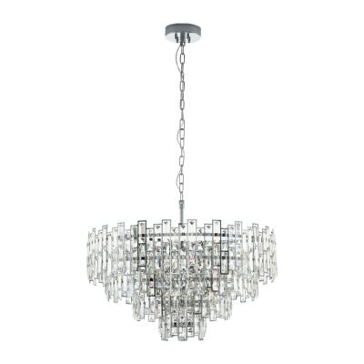 LÁMPARA COLGANTE 002 10 LUCES CALMEILLES 1 NEGRO