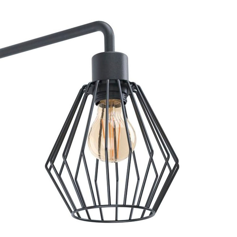 EGLO hanglamp Cadley zwart koper 5xE27 EGLO hanglamp Cadley zwart koper 5xE27