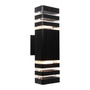 LAMPARA EXTERIOR NEGRO 2L E27 10W