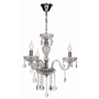 LÁMPARA COLGANTE, PLATA, 3 LUCES