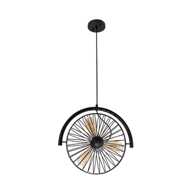 COLGANTE NEGRO MATE 40W E27 3L