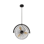 COLGANTE NEGRO MATE 40W E27 3L