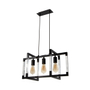 COLGANTE NEGRO 3 LUCES E27 40W