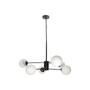 COLGANTE NEGRO 40W E27 6 LUCES