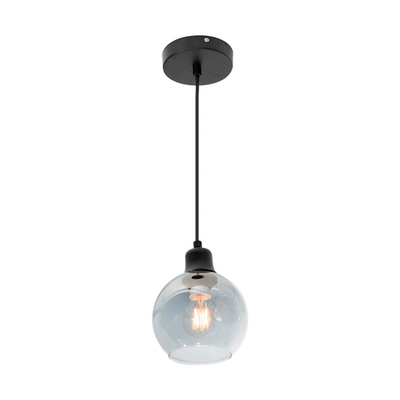 COLGANTE NEGRO E27 40W 1 LUZ