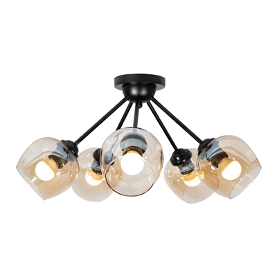 LÁMPARA DE TECHO NEGRO E27 40W 5L