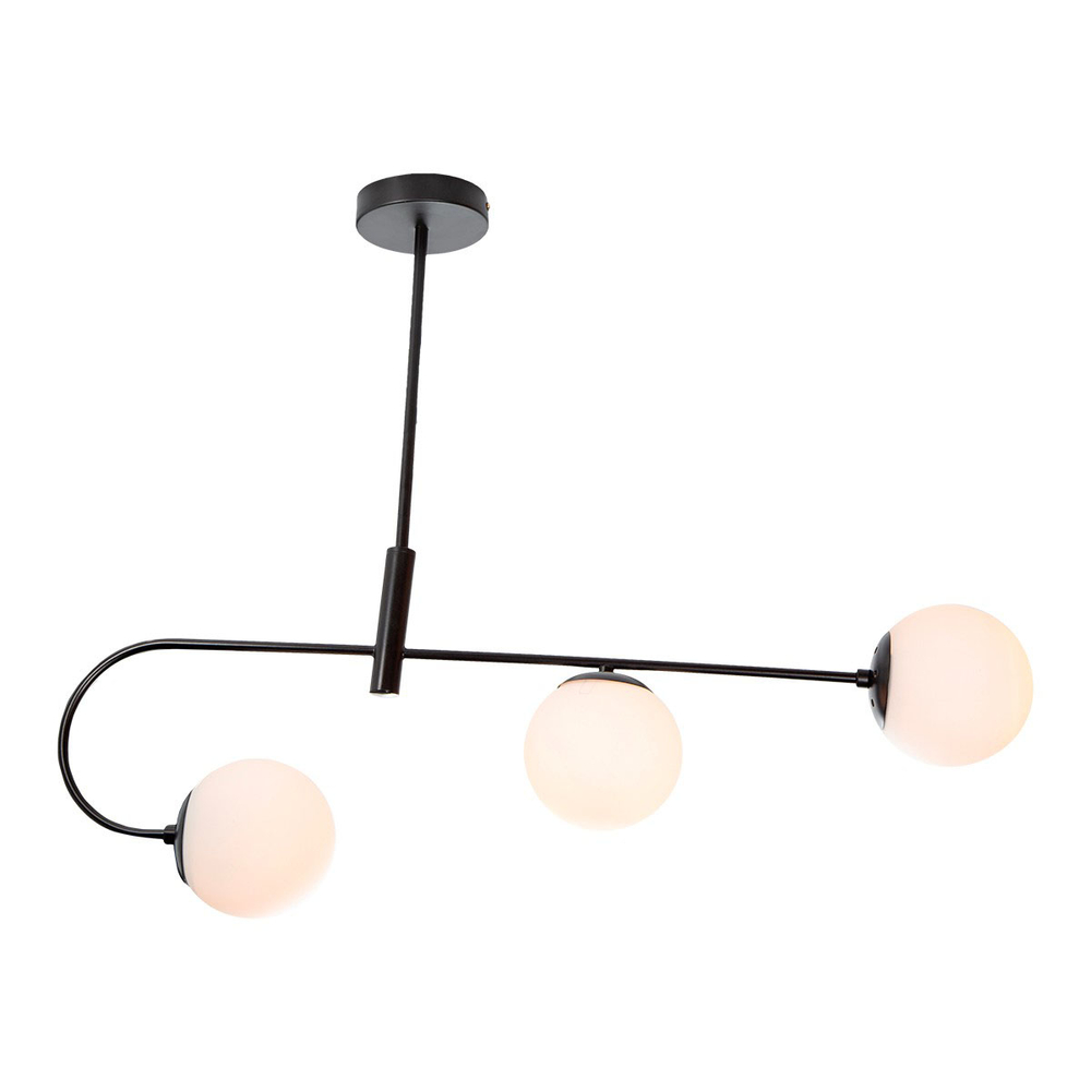 Colgante negro 3 luces e27 40w