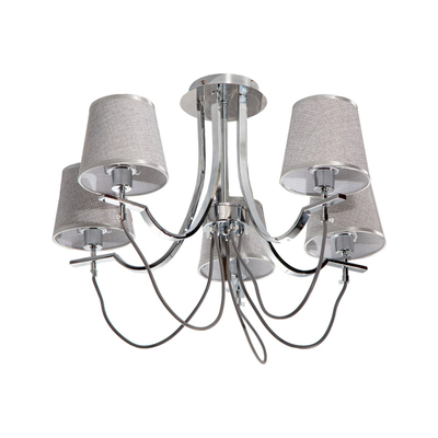 COLGANTE PLATEADO E14 40W 5 LUCES