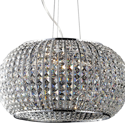 COLGANTE DE CRISTALES CROMO 3 LUCES | The Home Depot México