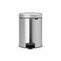 BOTE BASURA NEWI ACERO MATE/PLAS 5L, BRABANTIA.