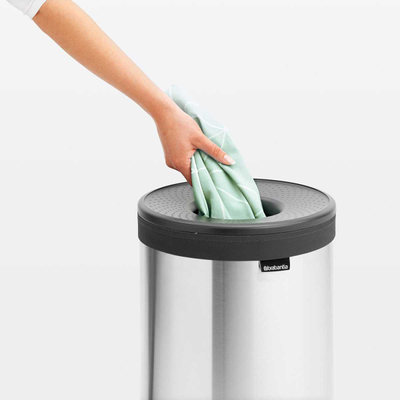Bote De Ropa Azul BOTE P/ROPA SUCIA ACERO MATE 35L, BRABANTIA | The Home Depot México ...