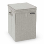 CESTA APILABLE/PLEGABLE GRIS 35L, BRABANTIA