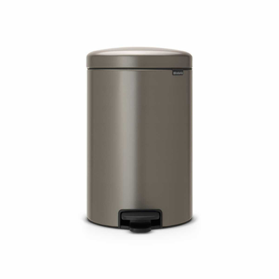 Cubo de basura Brabantia NewIcon Metallic Grey 20L