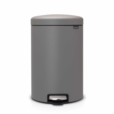 BOTE BASURA NEWI ACERO MIN/GRIS 20L, BRABANTIA.