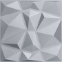 PANEL DECORATIVO CUARZO SILVER 50 X 50 CM CAJA CON 10 PZ