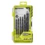 SET DE BROCAS DE ÓXIDO NEGRO CON VÁSTAGO REDONDO (15 PIEZAS)