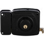 CERRADURA SOBREPONER TRADICIONAL 3 BULONES IZQ NEGRO
