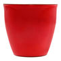 MACETA CERAMICA 17 CM ROJO VIGORO