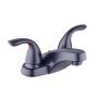 MEZCLADORA DE BAÑO 4" CENTERSET NEGRA