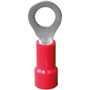 TERMINAL DE OJO PARA CABLE CALIBRE 22-16 AWG ROJO 3/16 DE PULGADA 25 PIEZAS ITSA