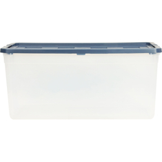 Caja de plástico transparente - 9 1/2 pulgadas de largo x 3 9/16 pulgadas  de ancho x 2 1/4 pulgadas de alto - 4 cajas por paquete